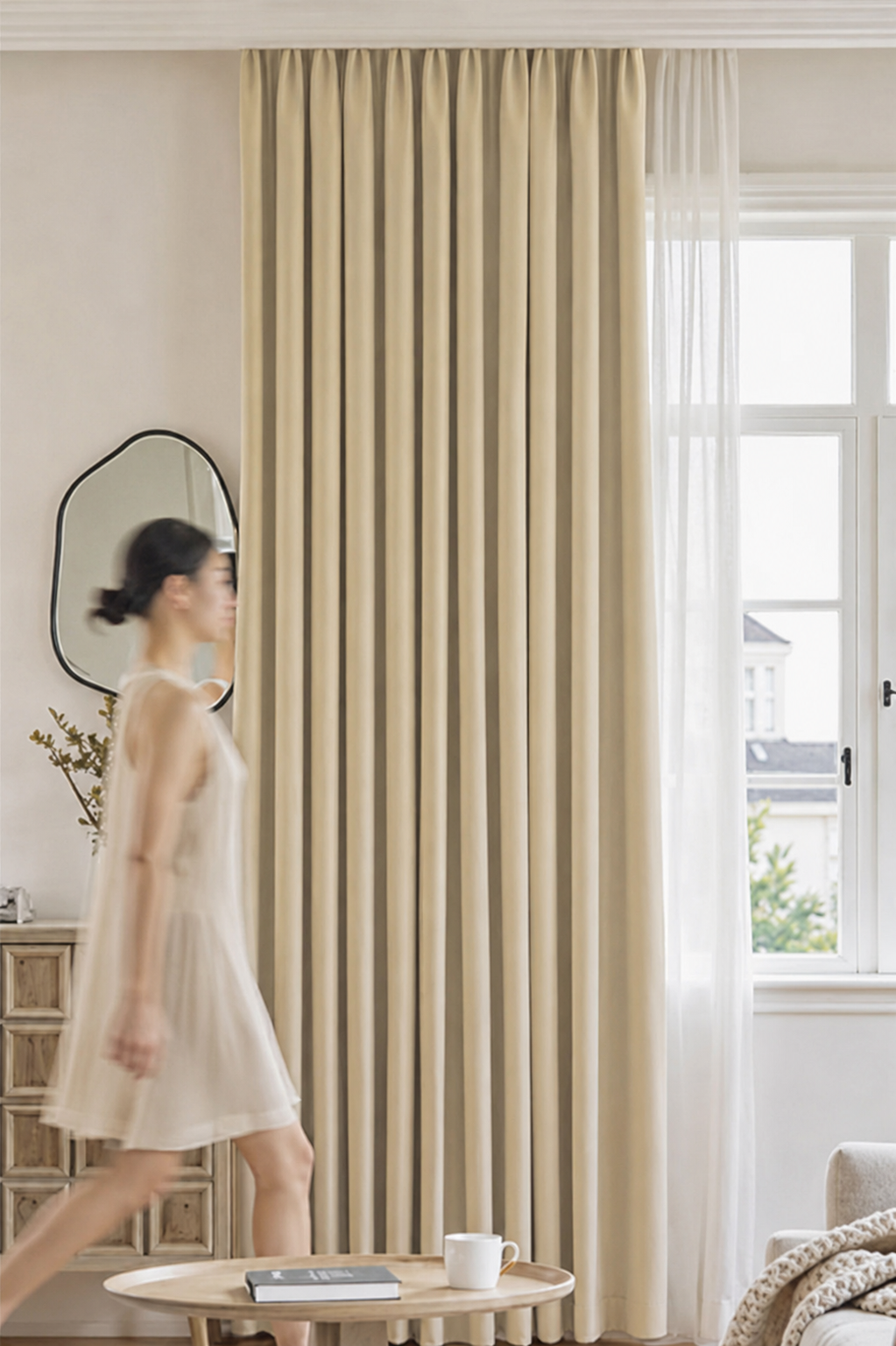 Blackout Curtains - Milk Tea - Snow Velvet Collection (Curtain Track Series) 5 product-blackout-curtains-milk-tea-snow-velvet-collection-inforgraphics-00